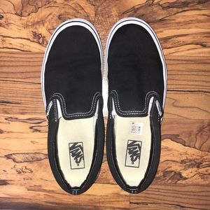 LIKE NEW Black Slip-On Vans